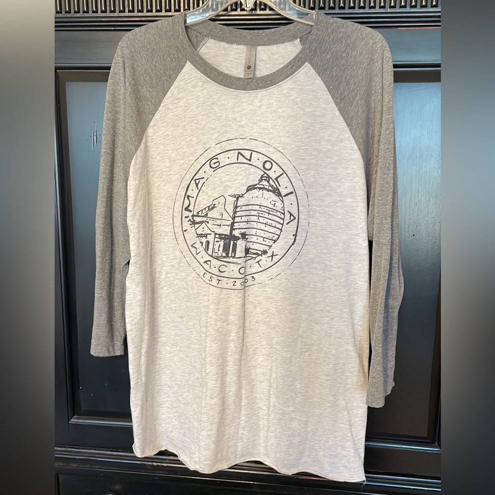 Magnolia Market Baseball Sleeve Tee